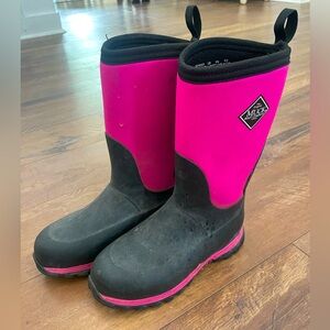 Muck Boots Kids Rugged Youth Girls Sz 4, Pink